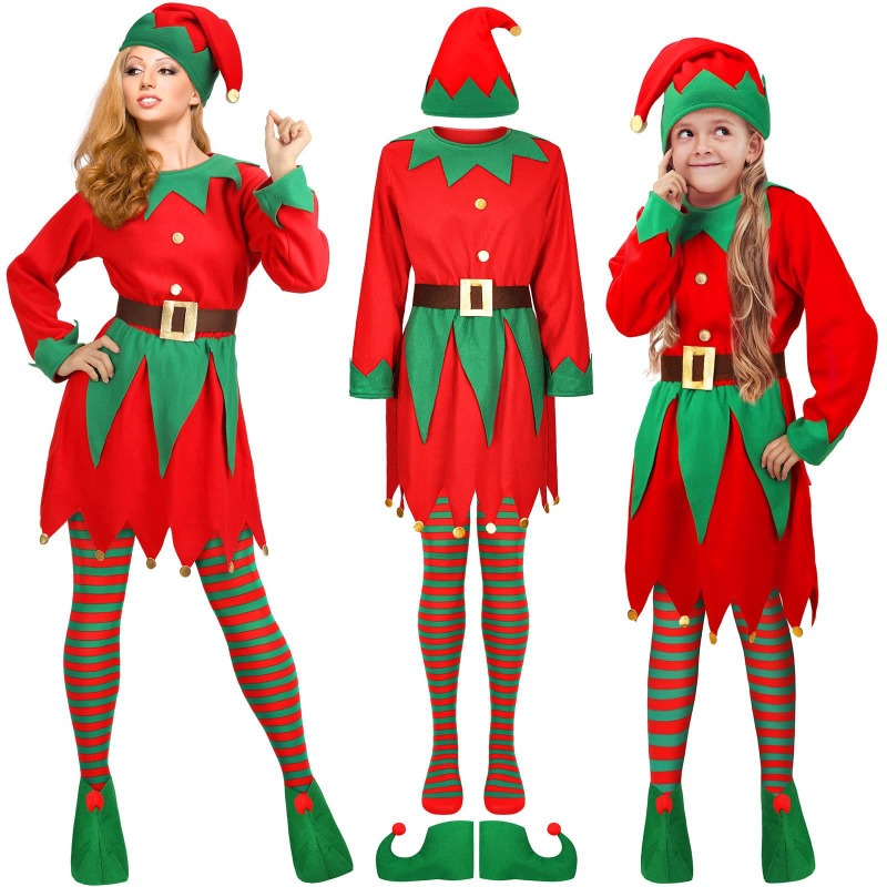 Elf Costume Christmas - Costume di Natale per Adulti, Costume
