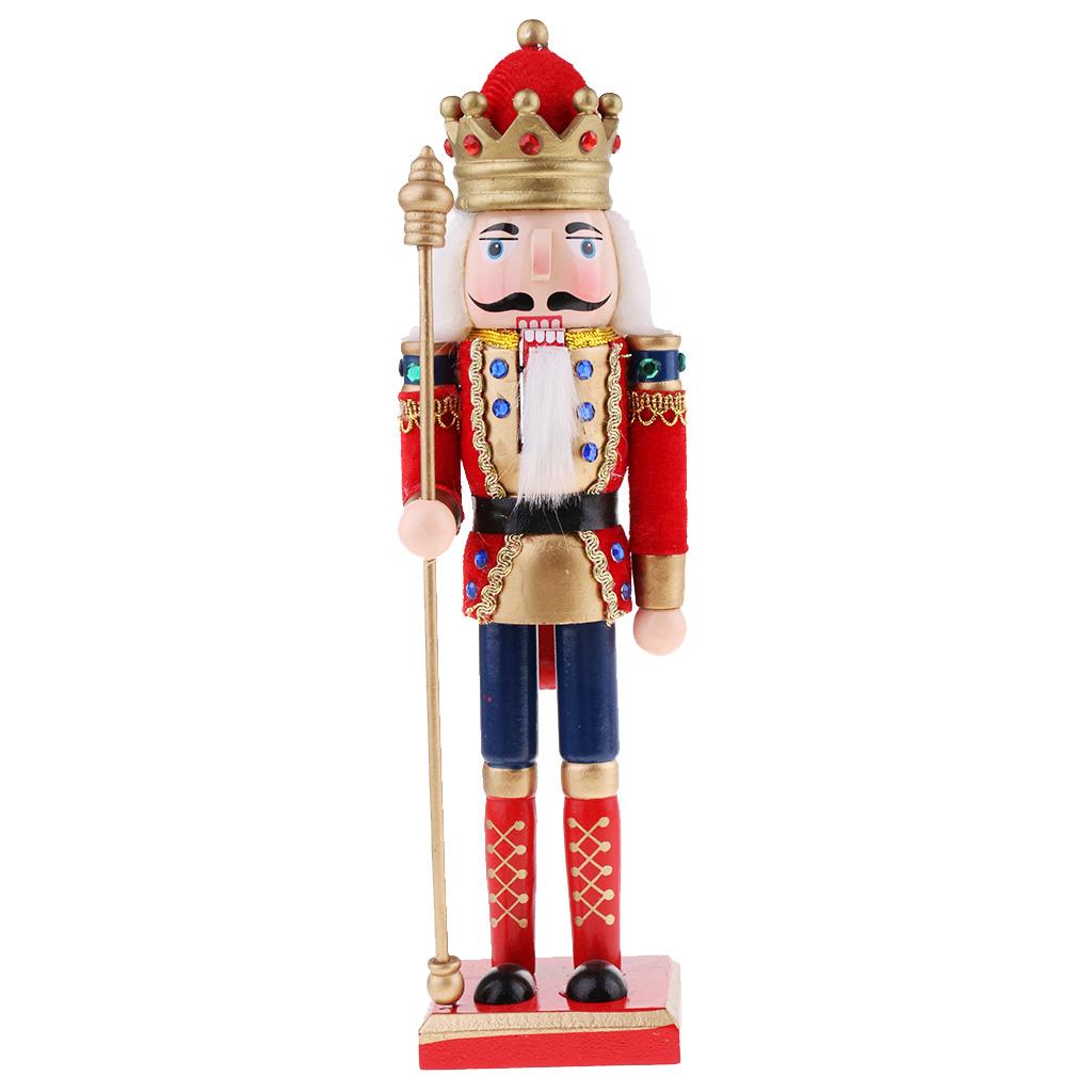Nutcracker Figurine - Schiaccianoci in Legno Dipinto a Mano,
