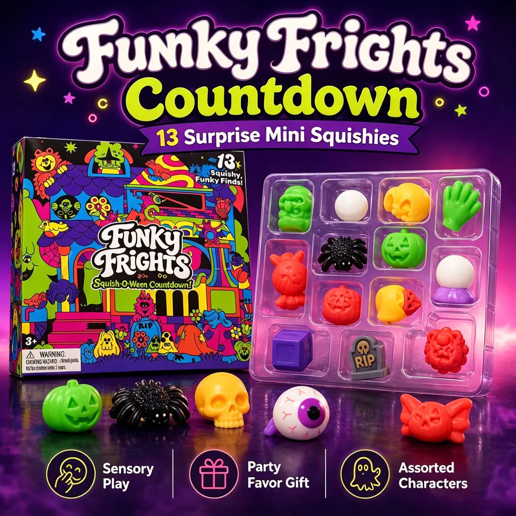 Advent Calendar Gift - Calendario dell'Avvento di Halloween, 13 giorni,