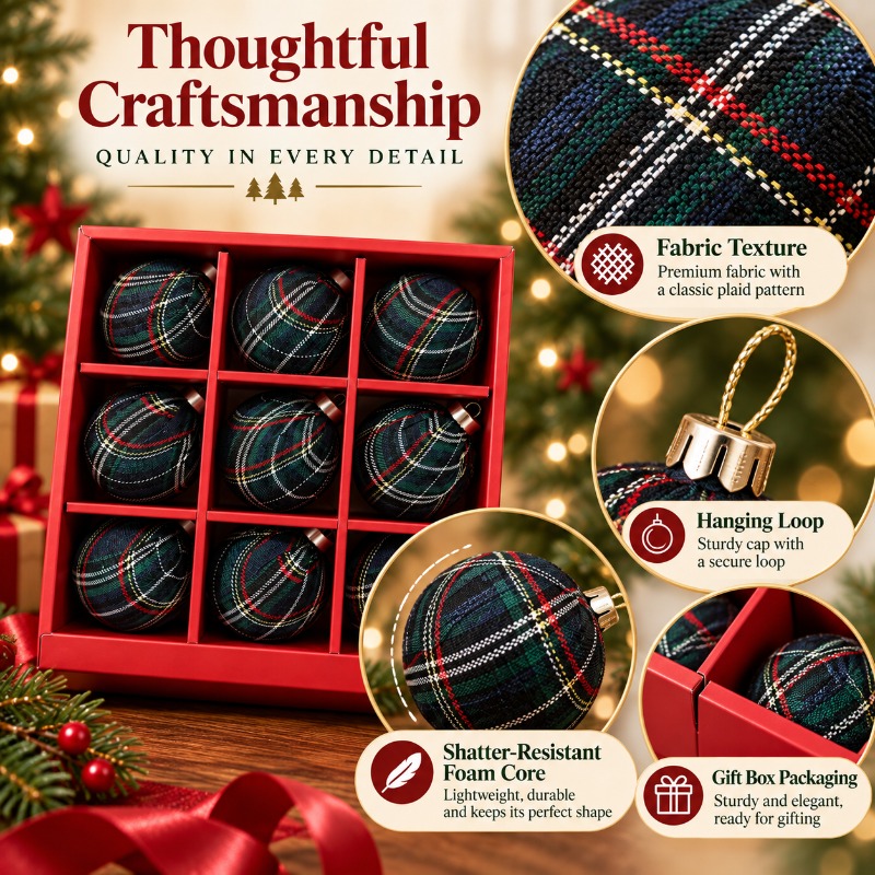 Set da 9 palline decorative na - Gift Box Wrap Set recensione e prezzo
