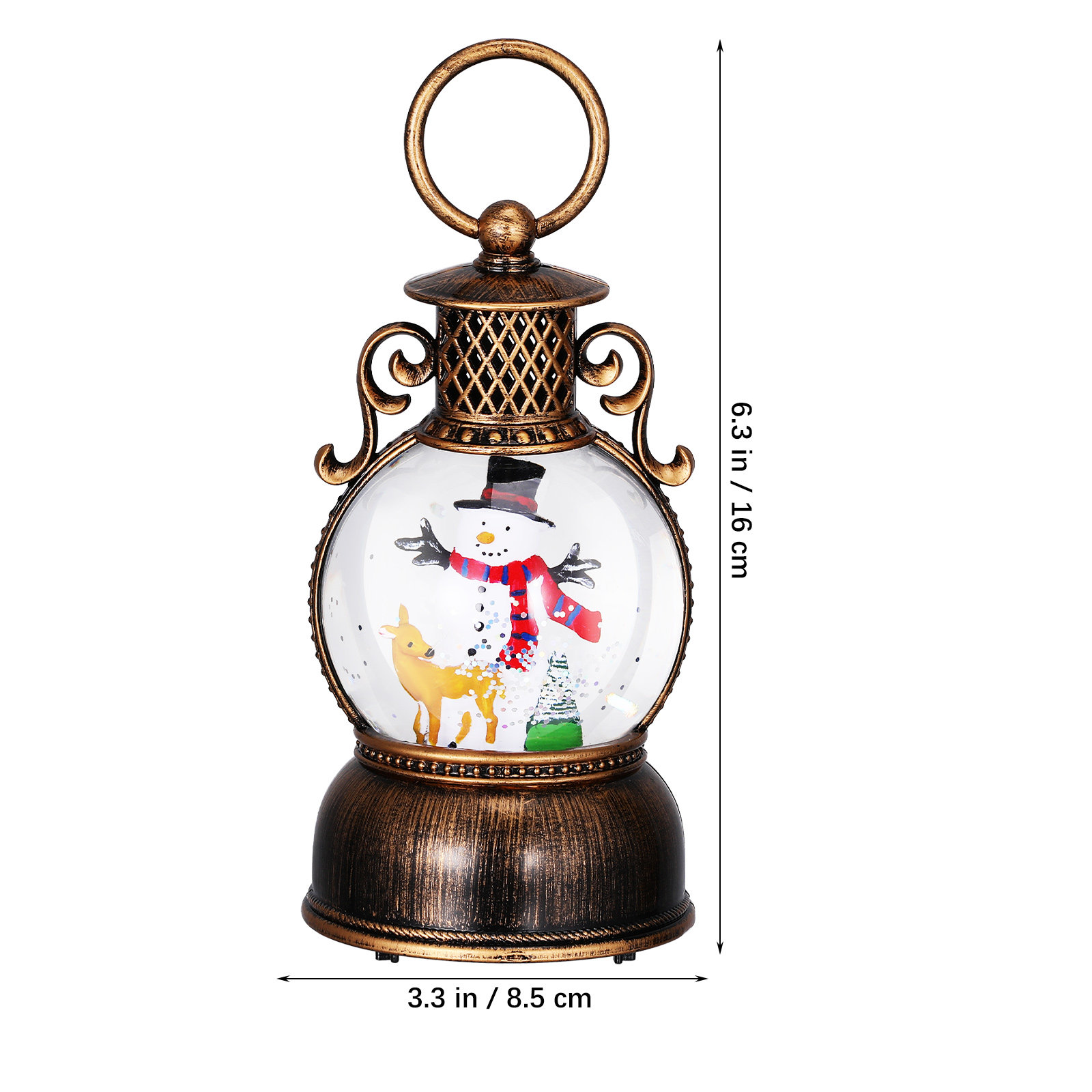 Globo luminoso con luci e musi - Snow Globe Musical recensione e prezzo