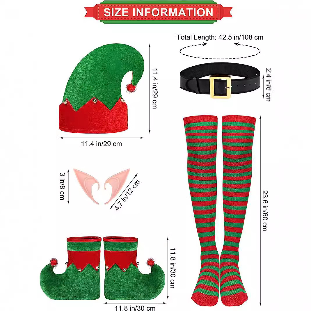 Costume cosplay da elfo verde  - Elf Costume Christmas recensione e prezzo