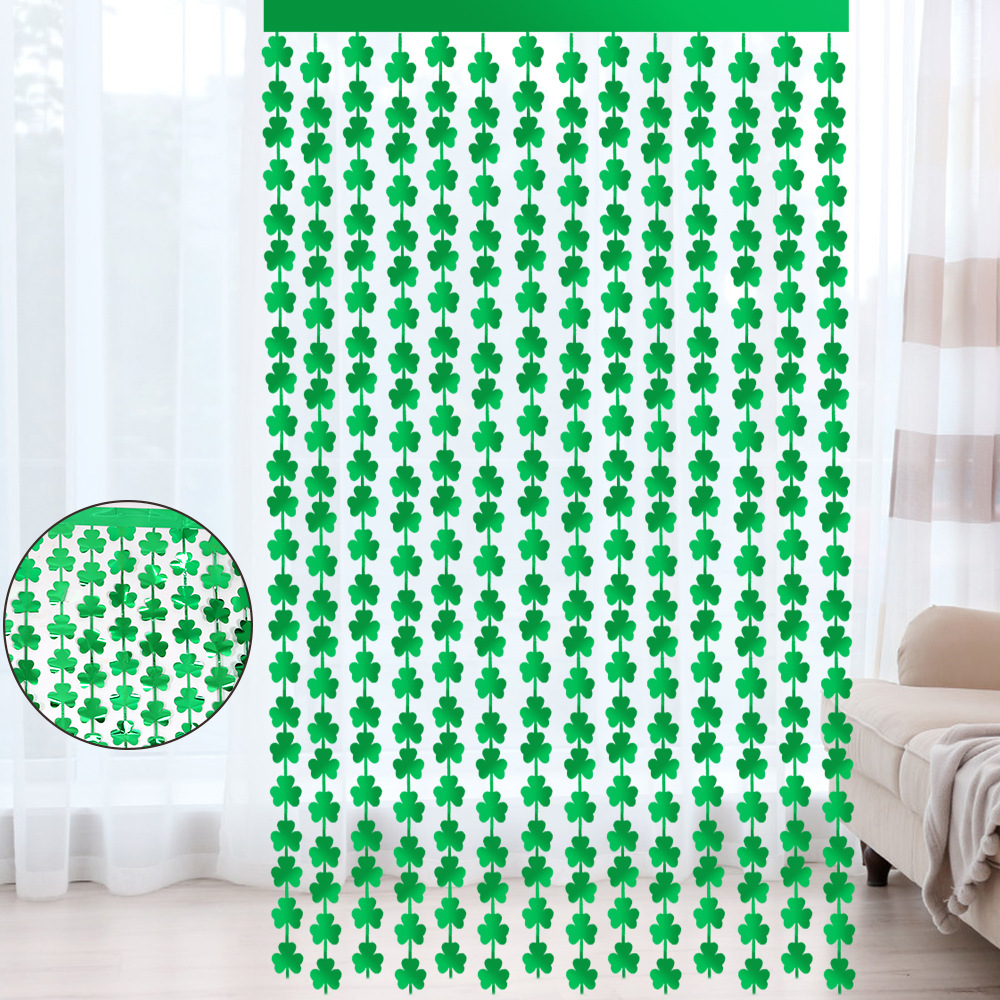 1*2M New Clover Tinsel Curtain - Tinsel Garland Decoration recensione e prezzo
