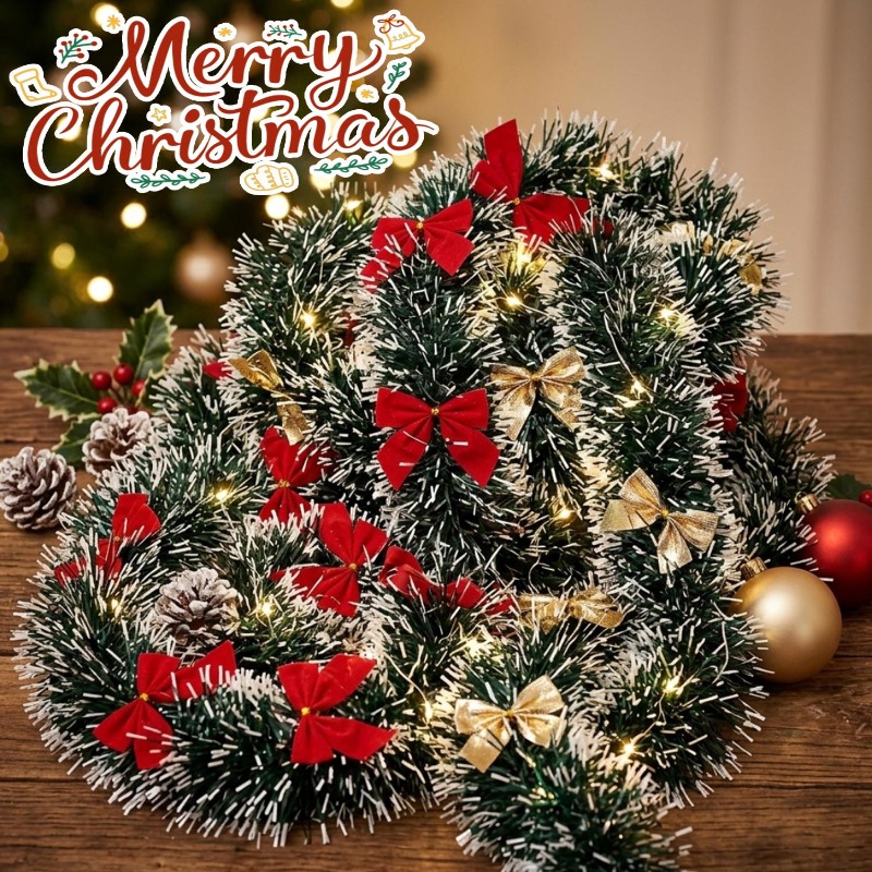 Ghirlanda di Natale in tinsel  - Tinsel Garland Decoration recensione e prezzo