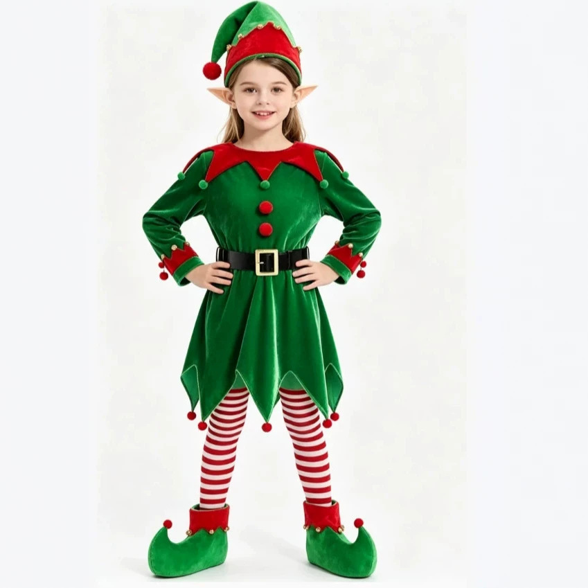 Costumi di Natale per Bambini  - Elf Costume Christmas recensione e prezzo