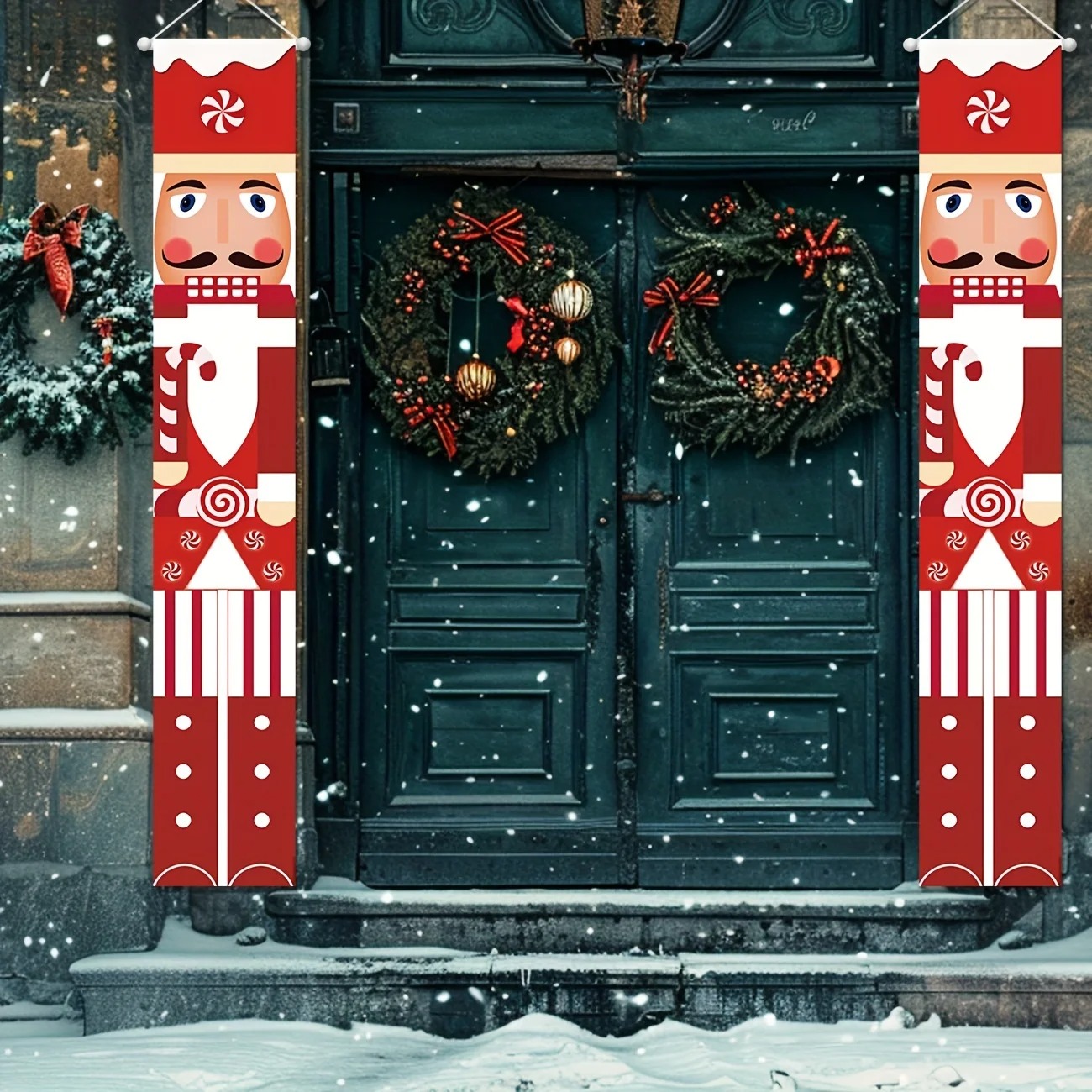 Set di Striscioni Natalizi con - Nutcracker Figurine recensione e prezzo
