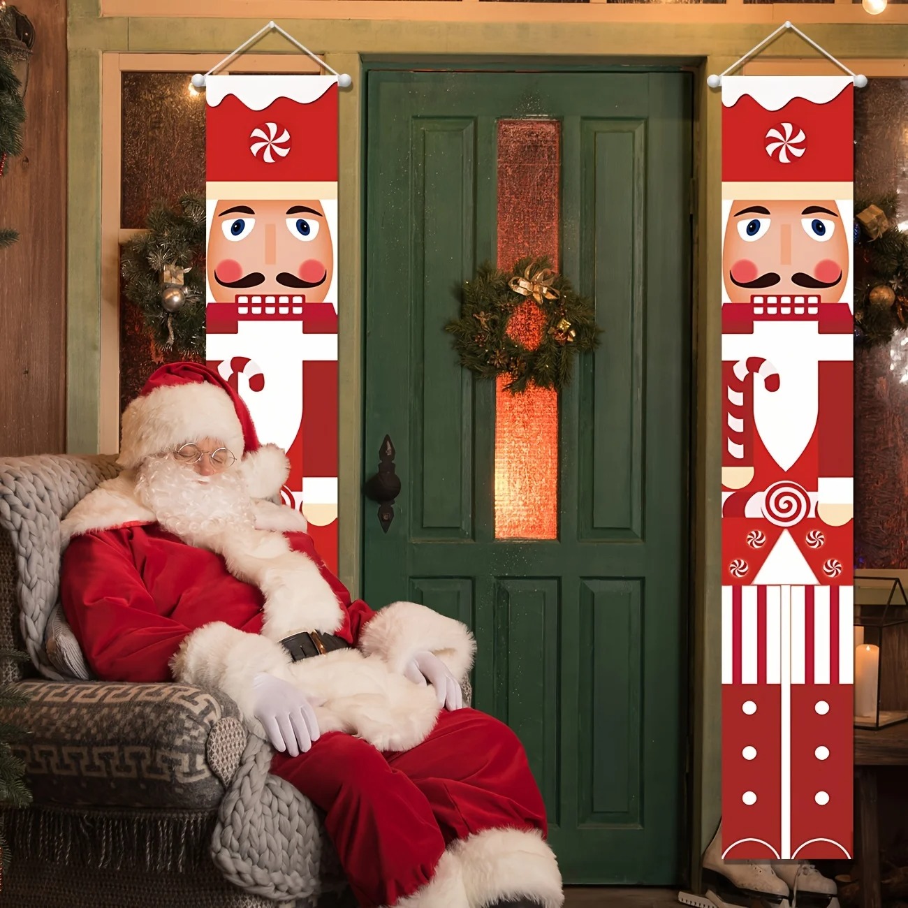 Set di Striscioni Natalizi con - Nutcracker Figurine recensione e prezzo